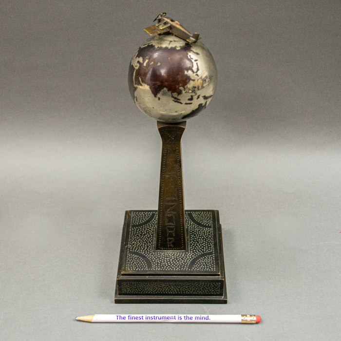 Czechoslovakia Liberation Globe and Airplane Trophy