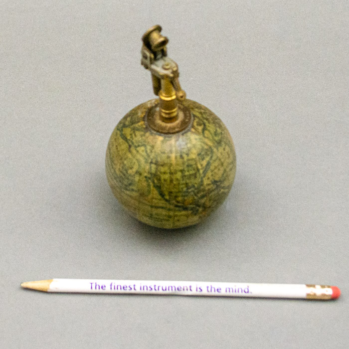 J. Forest 3-Inch Terrestrial Globe Cigarette Lighter, detail