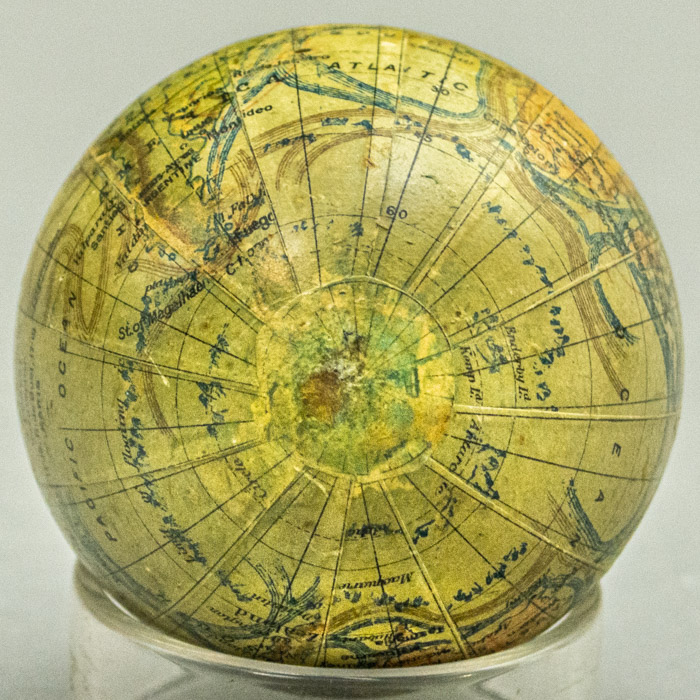 J. Forest 3-Inch Terrestrial Globe Cigarette Lighter, detail
