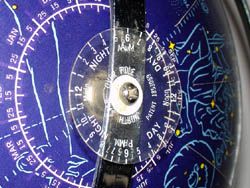 Rand McNally & Co. 12-Inch Celestial Table Globe, detail