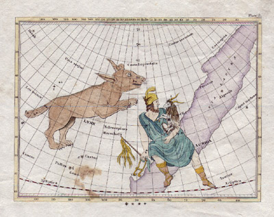 Plate 3: Lynx, Auriga (the Charioteer), Capella and Telescopium Herschelii