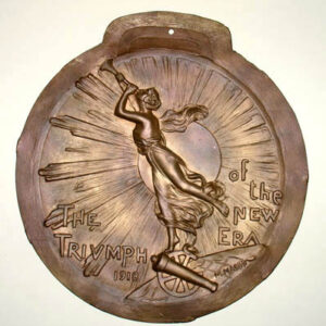 Relief Plaque, WWI, Triumph of the New Era 1918