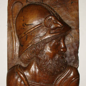 Relief Plaque, Classical Warrior