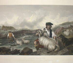 Pair of Sheep Herding Scenes