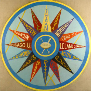 College Pennant Sports Compass