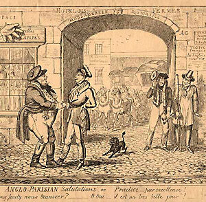 Satire of British Tourists in France