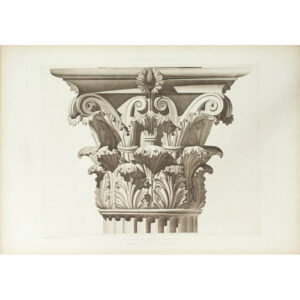 Temple de Vesta à Rome [Temple of Vesta at Rome], Plate 42