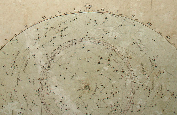 Planisphere, detail