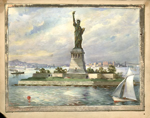 Statue of Liberty in New York Harbor