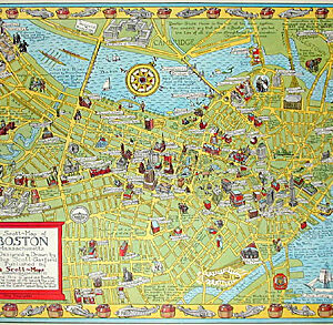 A Scott-Map of Boston Massachusetts