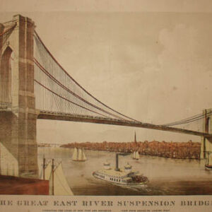 View, Great East River Suspension Bridge