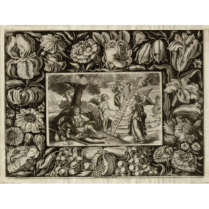 Jacob's Ladder with Floral Border