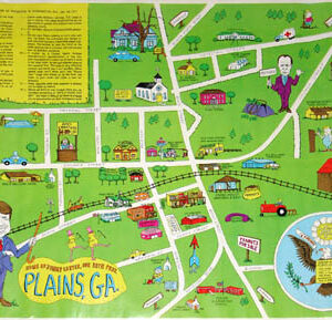 Plains, Georgia, Jimmy Carter Presidential Map