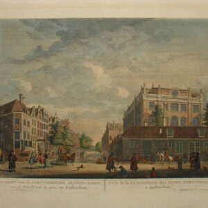 Vue de la Synagogue, des Juifs Portugais, à Amsterdam
