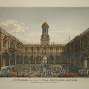 Interior of the Royal Exchange, London