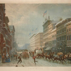 New-York [Winter Scene in Broadway. 1857]