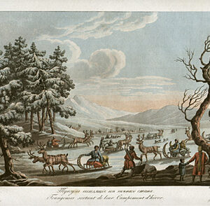 Siberian Tribe Winter Camp