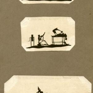 Witches Save Doctor from Death - Set of Silhouettes