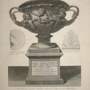 The Warwick Vase on Pedestal