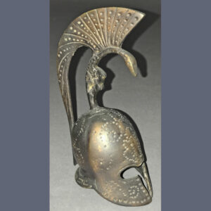 Collectibles, Bell, Roman Helmet Form, Brass, Vintage, 20th Century