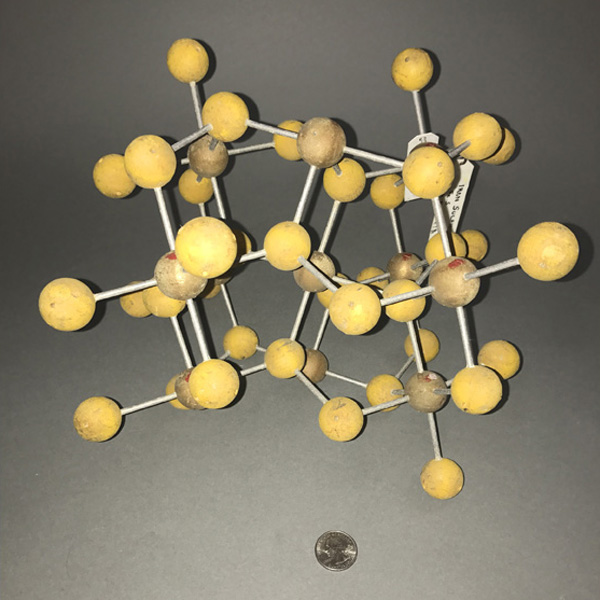 Iron Sulfide Molecular Model Label