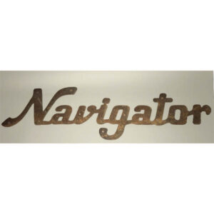 Cast iron Navigator sign