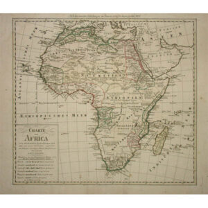Franz Ludwig Güssefeld, Charte von Africa [Map of Africa], Homann Heirs, 1806