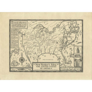 A New Yorker's Idea of the United States of America, Published Columbia University Bookstore