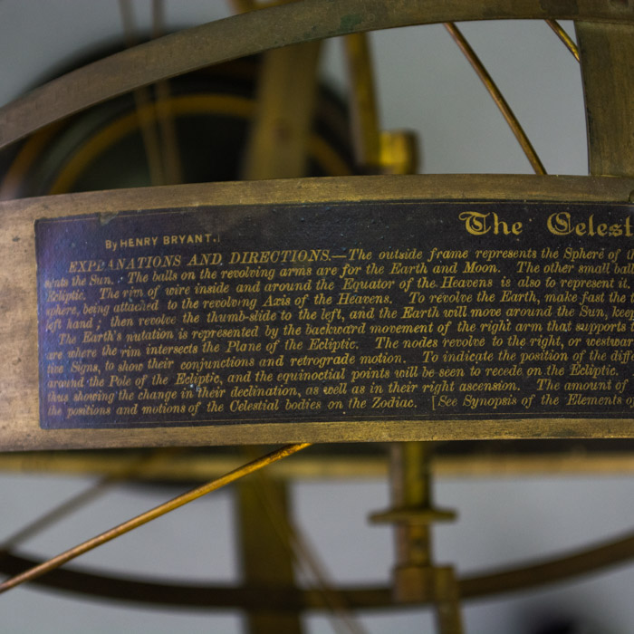 Bryant Celestial Indicator, detail