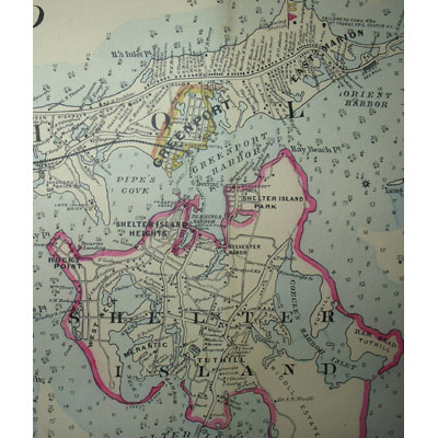 Map of Long Island Based Upon Recent U.S. Coast Surveys