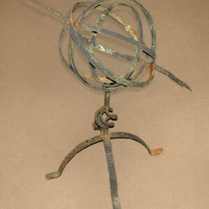 Iron Verdigris Armillary Sundial
