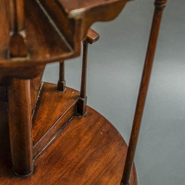 Spiral Mahogany Staircase