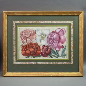 Arena flower print, matted and framed