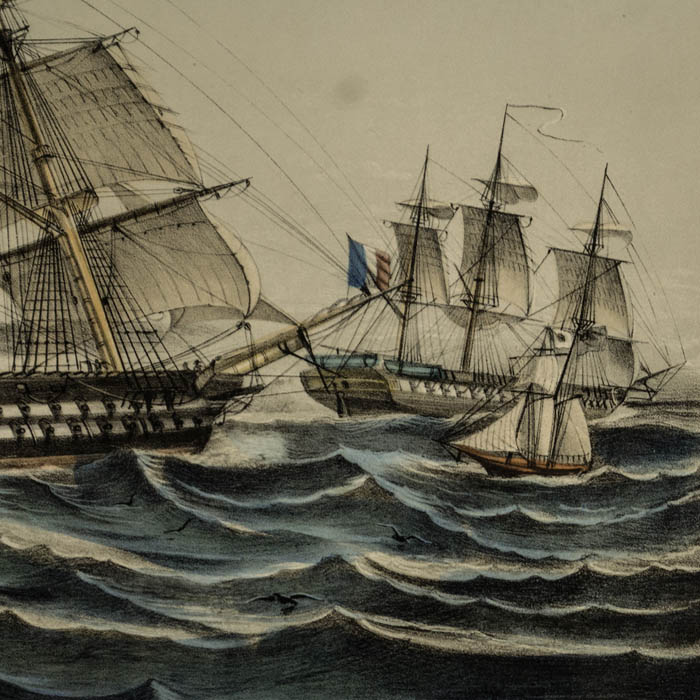 The French Screw Steamer Napoleon/ Der französische Schraubendampfer Napoleon