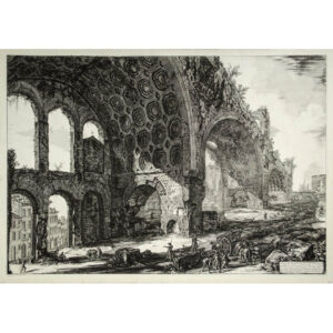 Veduta degli avanzi del Tablino della Casa Aurea di Nerone, detti volgarmente il Tempio della Pace