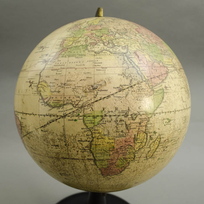 Gilman Joslin 10-Inch Terrestrial Table Globe, detail