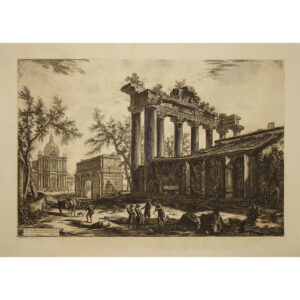 Altra Veduta degli avanzi del Pronao del Tempio della Concordia (Temple of Saturn)