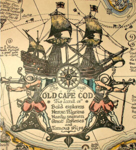 Cape Cod map cartouche