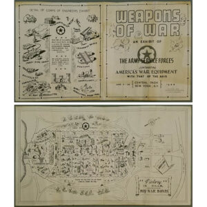 Weapons of War: An Exhibit of the Army Service Forces, Map of Central Park