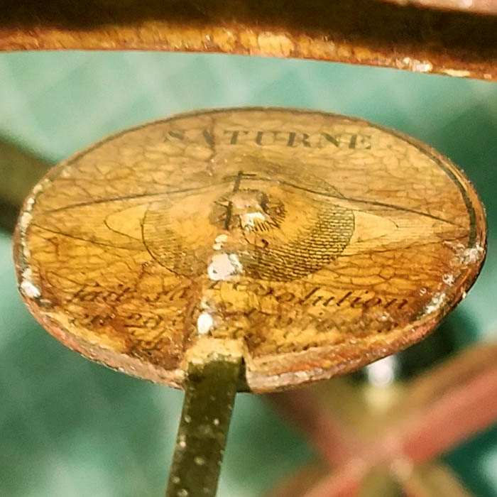Pasteboard French Armillary Orrery, detail