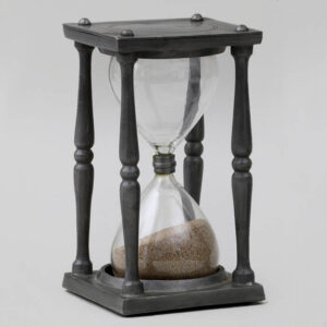 Hourglass in Pewter Stand