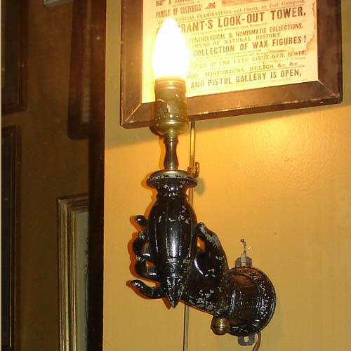 2014 Hand Sconce in Window