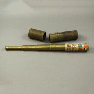 A.N. Myers Nautical Spyglass with Flag Decorations