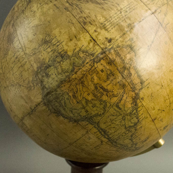 Masonic 10-Inch Terrestrial Table Globe, detail