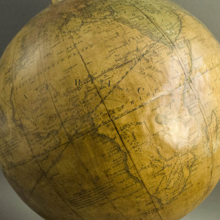Masonic 10-Inch Terrestrial Table Globe, detail