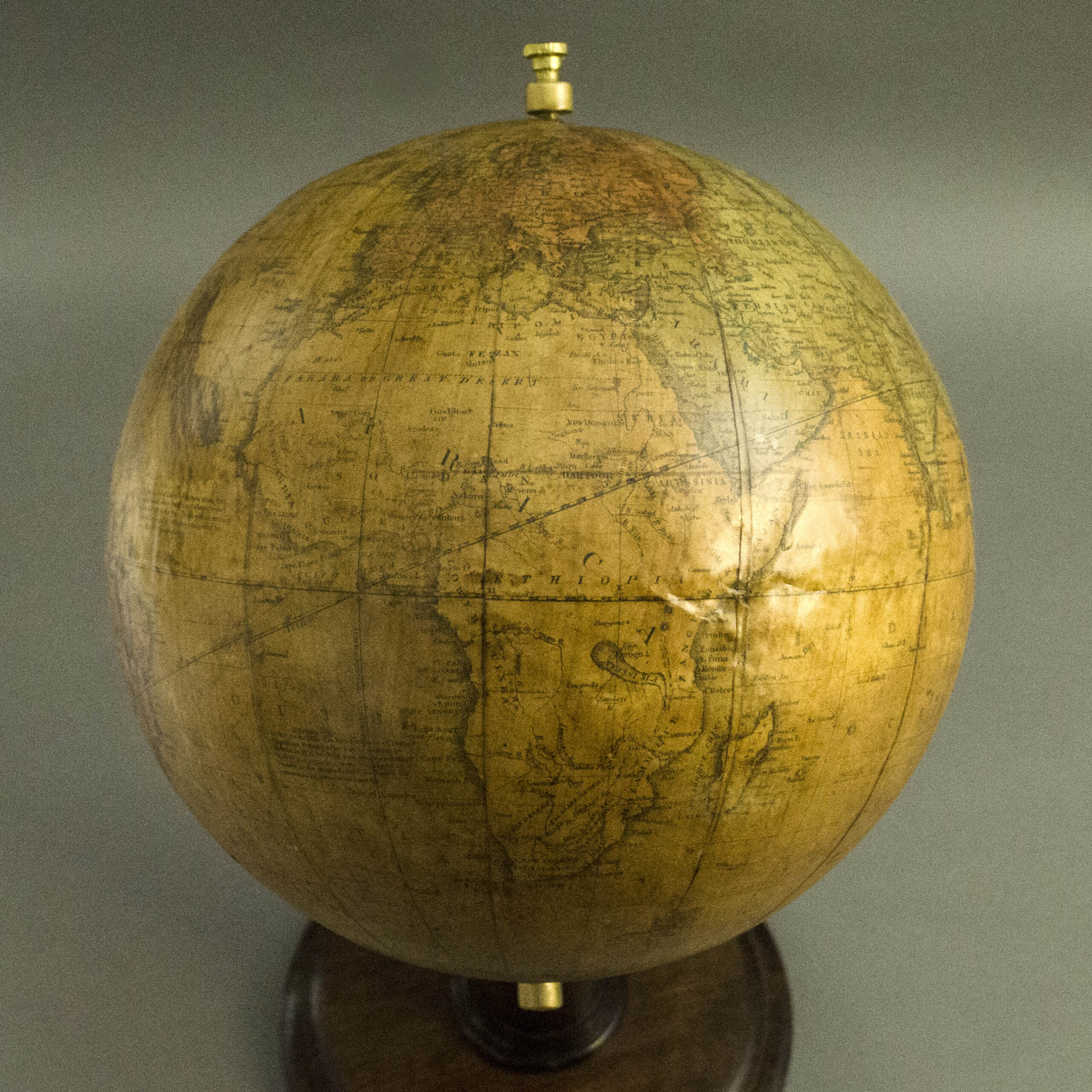 Masonic 10-Inch Terrestrial Table Globe, detail