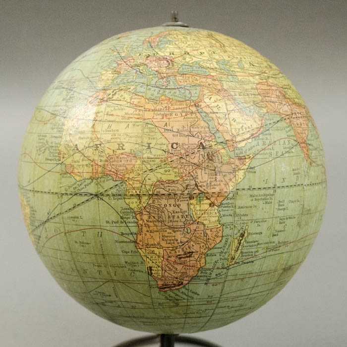 Rand, McNally & Co. 6-Inch Terrestrial Table Globe, detail
