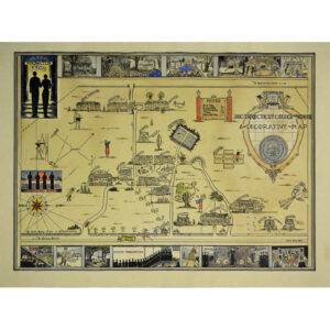 The Connecticut College for Women, A Decorative Map