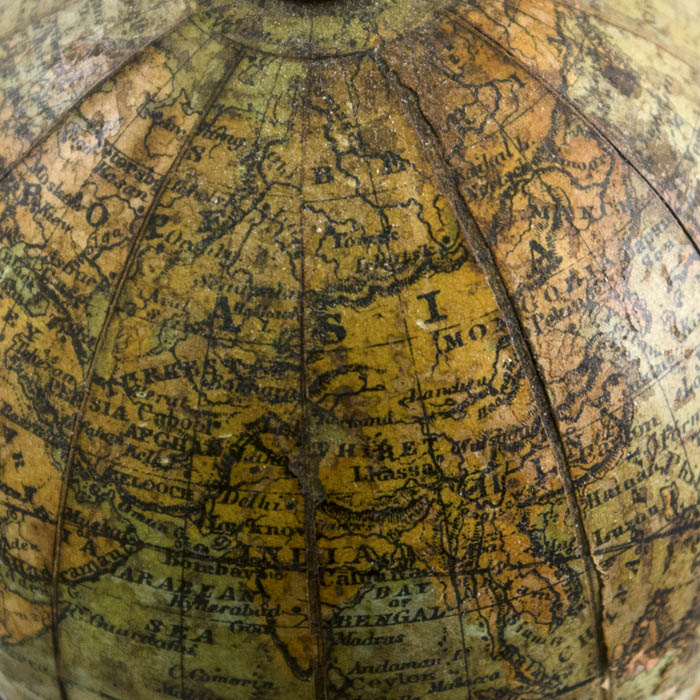 Joseph Schedler 3-Inch Terrestrial Paperweight Globe, detail