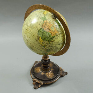 Herman Schedler 6-Inch Terrestrial Globe on Anthemion Base